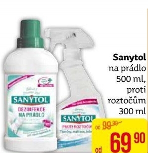 Dezinfekční čistič na prádlo Sanytol