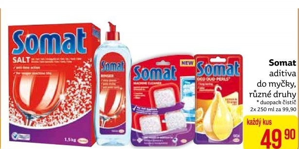 Prostředky do myčky Somat