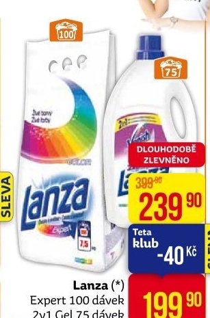 Prací prášek Lanza