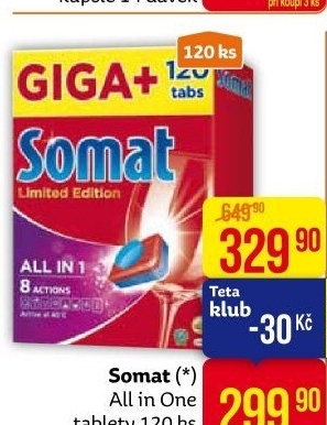 Tablety do myčky All in 1 Somat