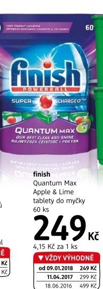 Tablety do myčky Quantum Finish