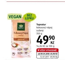 Nápoj instantní kokosový Topnatur