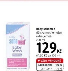 Mycí emulze dětská Sebamed Baby