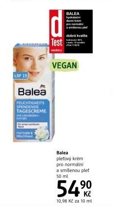 Krém pleťový Balea