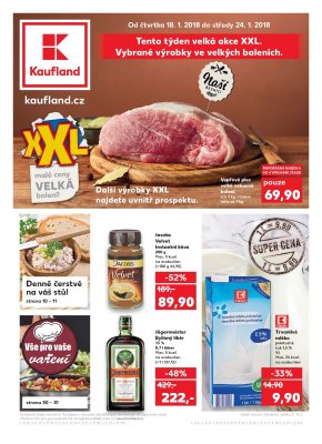 akční leták Kaufland 18.1.2018-24.1.2018