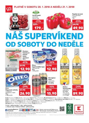akční leták Kaufland 18.1.2018-24.1.2018