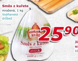 Směs z kuřete mražená Vodňanské kuře