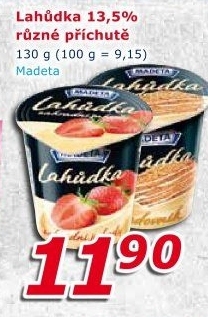 Dezert lahůdka Madeta