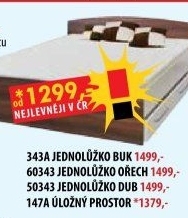 Jednolůžko 343 buk 90x200