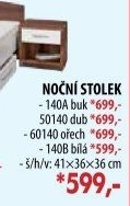 Noční stolek 140 buk
