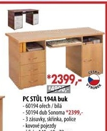 Stůl na počítač 194 buk