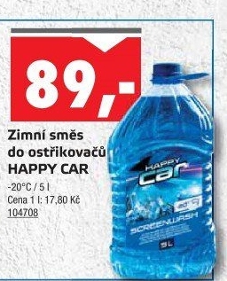 Zimní směs do ostřikovačů Happy Car