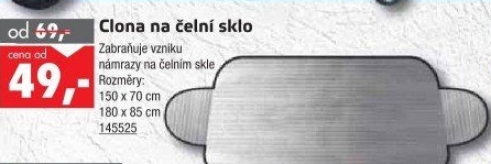 Clona na přední sklo auta