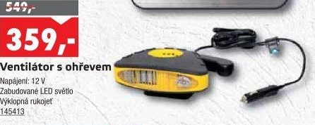 Ventilátor s ohřevem Frost 3in1