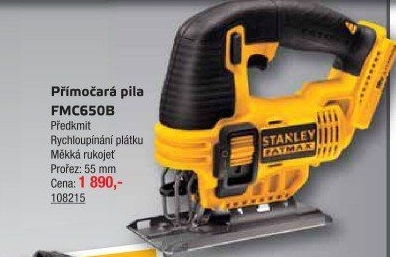 Přímočará pila Stanley FatMax FMC650B