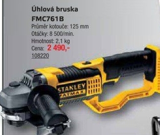 Úhlová bruska Stanley FatMax FMC761B