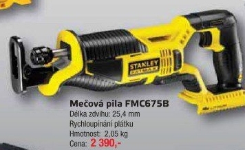 Aku mečová pila Stanley FatMax FMC675B