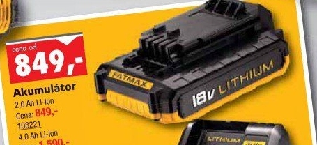 Akumulátor Stanley FatMax FMC687L