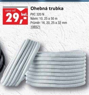 Ohebná trubka na kabely