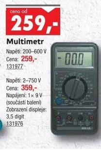 Digitální multimetr