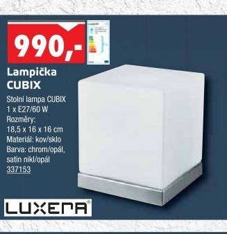 Stolní lampa Cubix Luxera