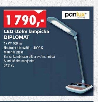 Stolní lampa s bezdrátovým nabíjením Diplomat