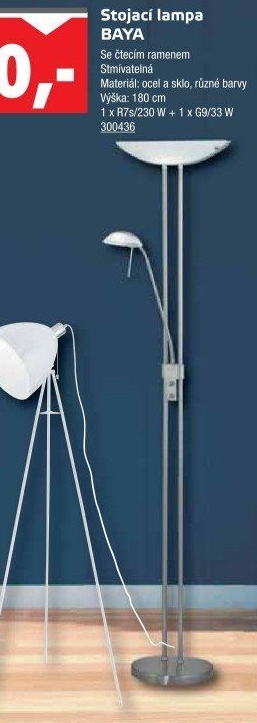 Stojací lampa Baya Eglo