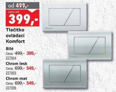 Splachovadlo WC Komfort