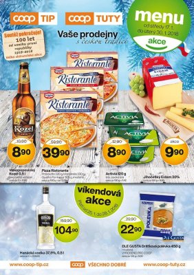 akční leták COOP 17.1.2018-30.1.2018