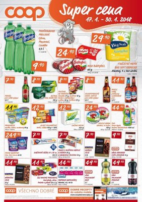 akční leták COOP 17.1.2018-30.1.2018