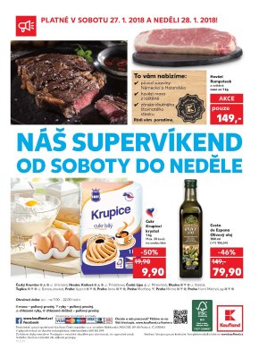 akční leták Kaufland 25.1.2018-31.1.2018