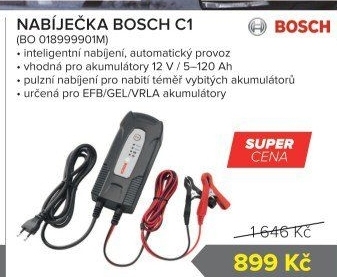 Nabíječka autobaterií C1 Bosch