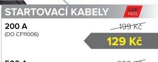 Startovací kabely Carface