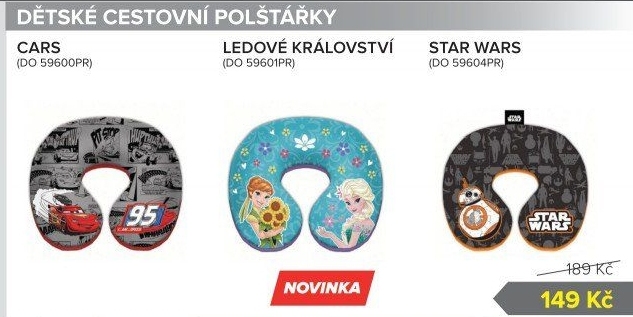 Cestovní polštář dětský