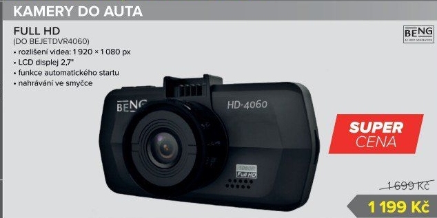 Kamera do auta Full HD Beng