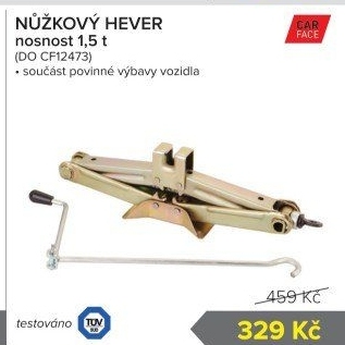 Nůžkový zvedák - hever Carface