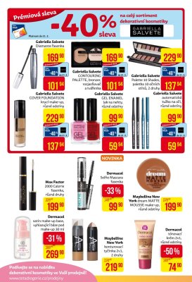 akční leták Teta drogerie 25.1.2018-3.2.2018