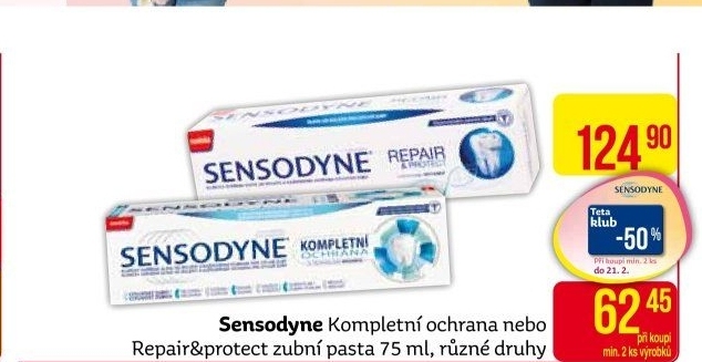 Pasta na zuby Kompletní ochrana Sensodyne