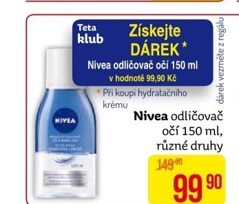 Odličovače očí Nivea
