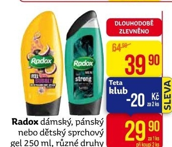 Sprchový gel Radox