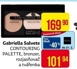 Paletka Contouring Palette Gabriella Salvete
