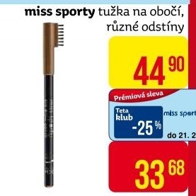 Tužka na obočí Miss sporty