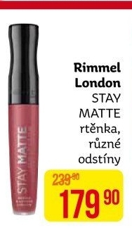 Tekutá rtěnka Stay Matte Rimmel