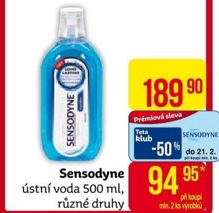 Ústní voda Sensodyne