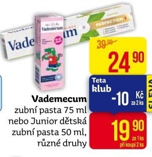 Pasty na zuby Vademecum