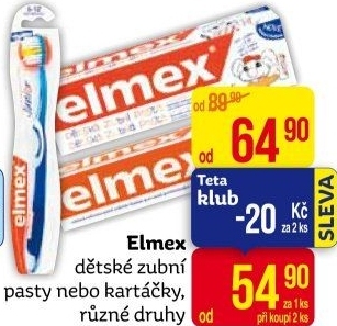 Pasta na zuby dětská Elmex