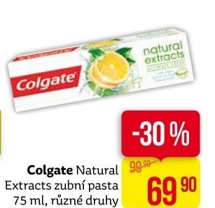 Pasty na zuby Natural Extracts Colgate