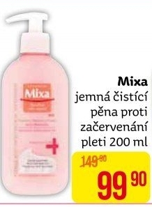Pěna proti začervenání pleti Mixa