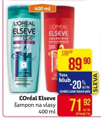 Šampon Elséve L'Oréal