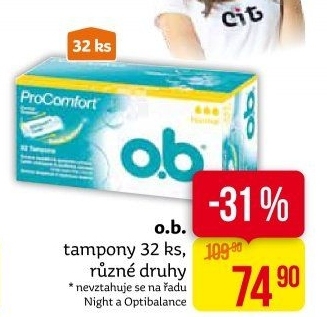 Tampony O.B.